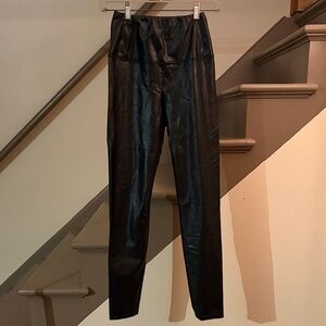 Faux Leather Wilfred High-Waist Leggings